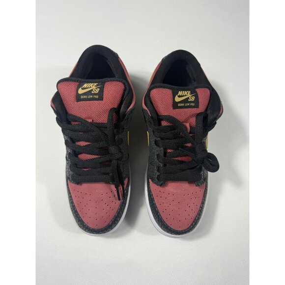 New Nike SB Dunk Low Walk Of Fame Shoes Mens Size 7 Black Red 504750-076 main image 5